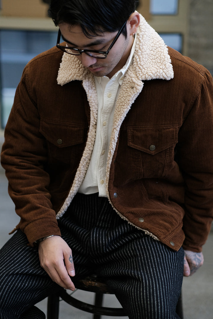 Corduroy Jacket with Fleece