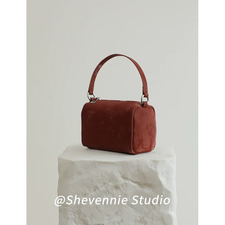 Silk Leather Box Tote