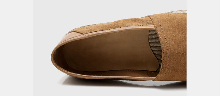 Yizhi Suede Fisherman Loafers