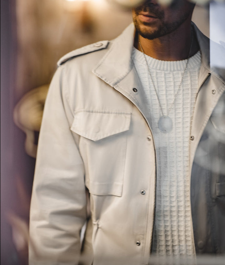 Khaki Windbreaker