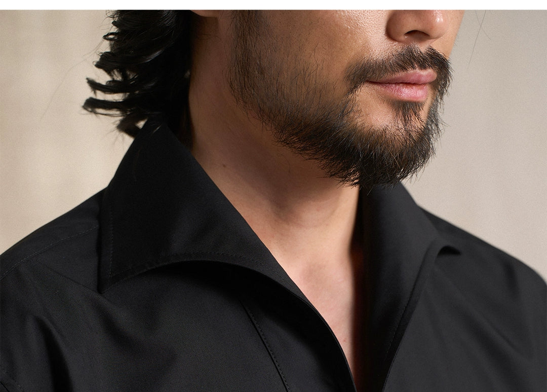 Silken Modal Half-Placket Shirt