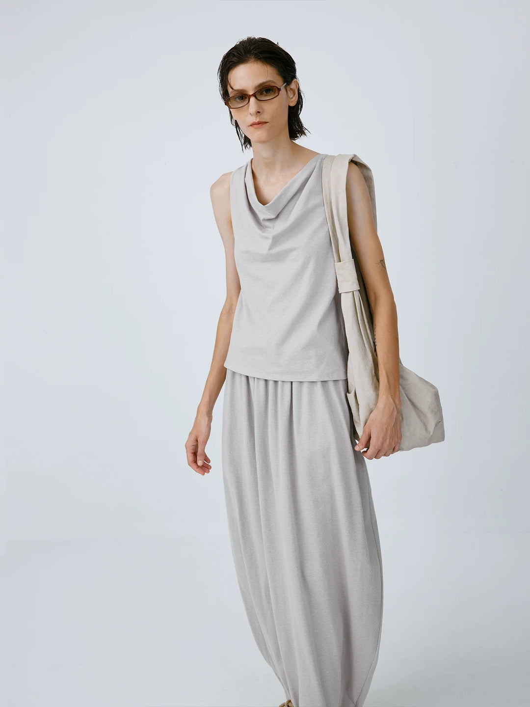 Linen Cotton Sleeveless Top