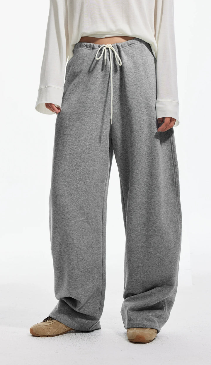 Light Gray Elastic Sweatpants