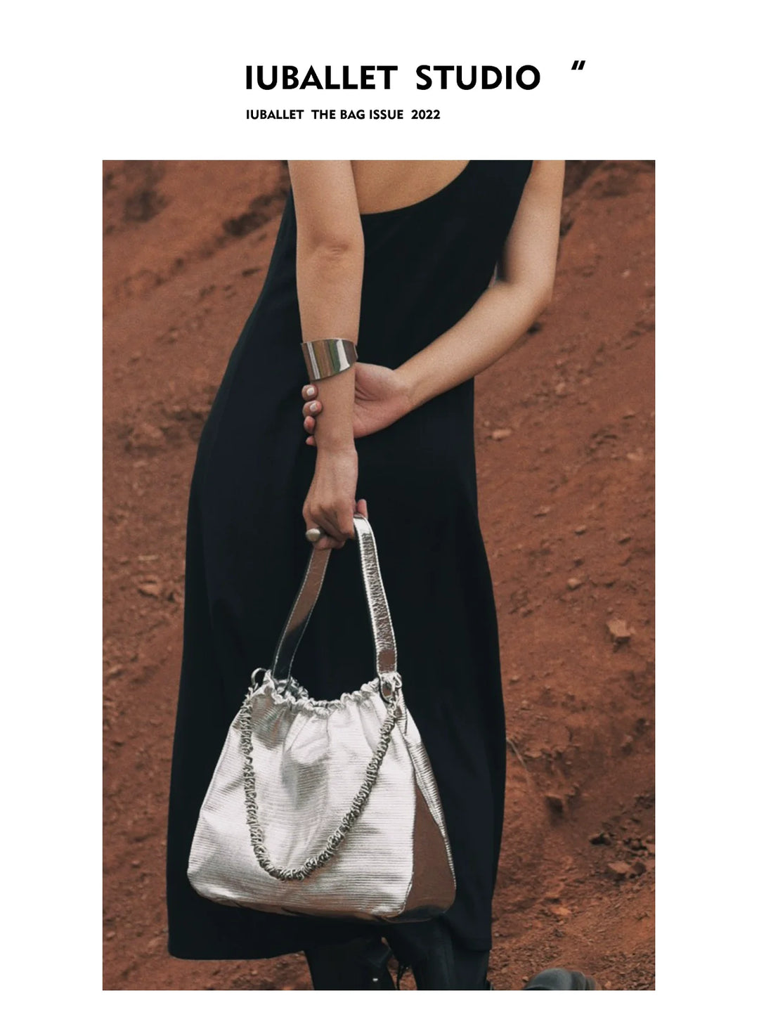 Leather Chain Bucket Bag