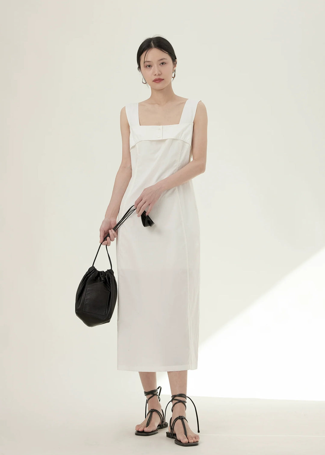 Pima Cotton Midi Dress