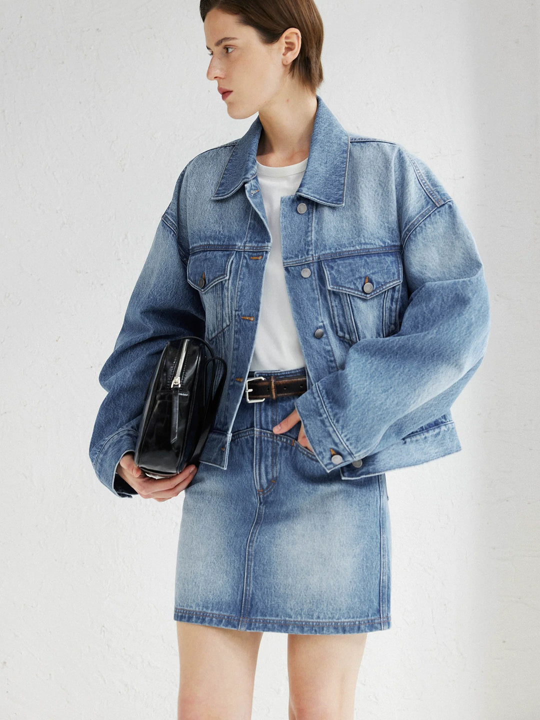 Signature Denim Skirt