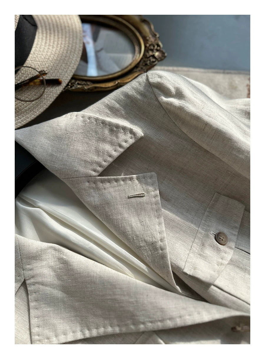 Linen Safari Jacket