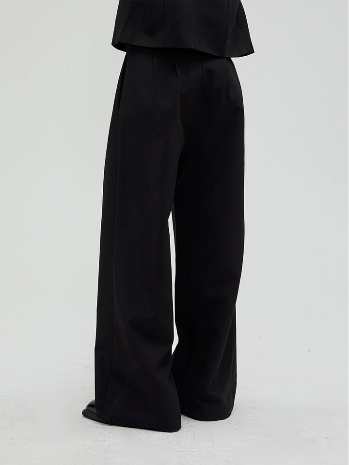 Unisex 24 New Vintage Loose-Fit High-Waisted Wide-Leg Flare Lantern Pants