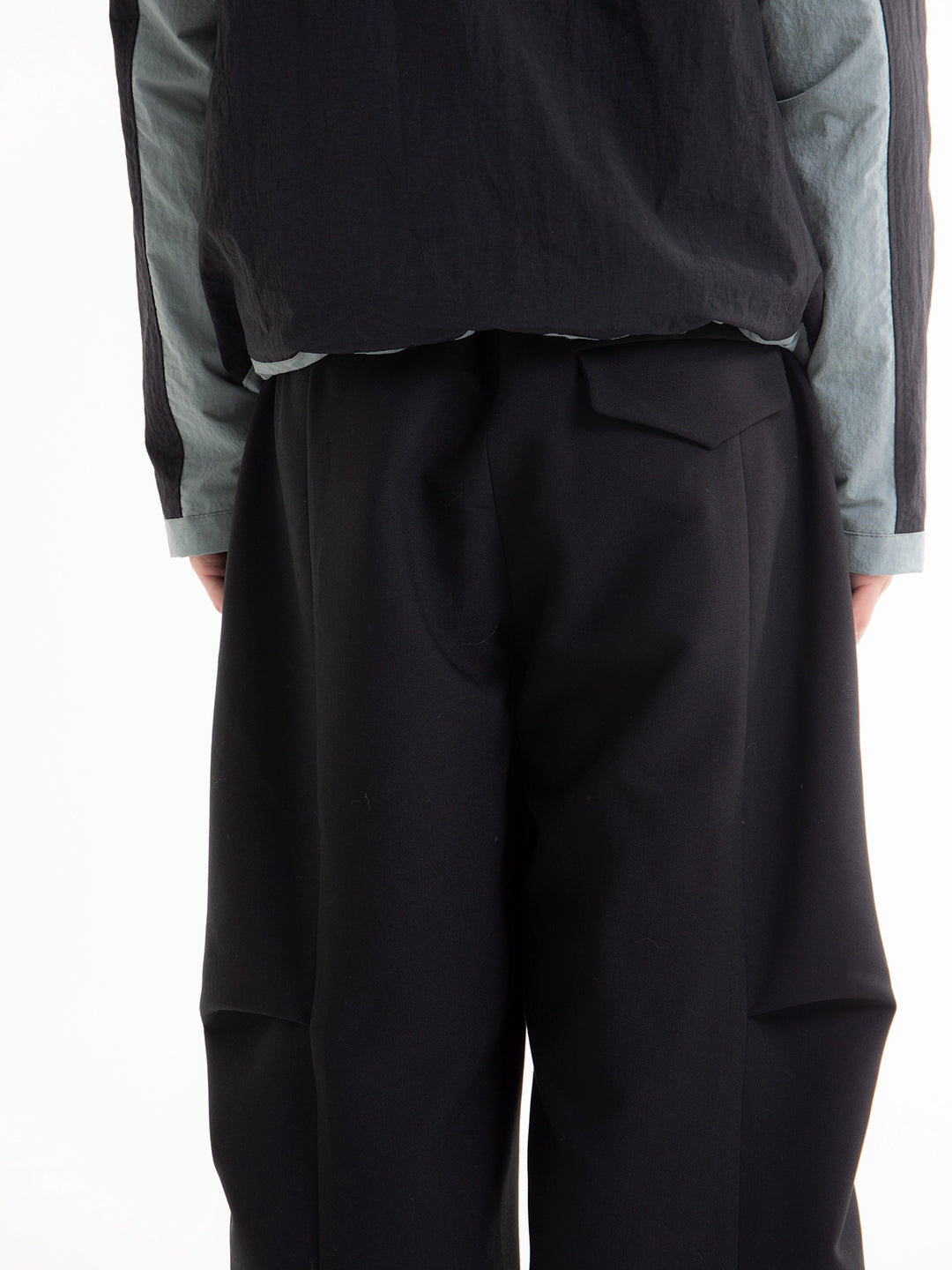 Pleated Cargo Trousers