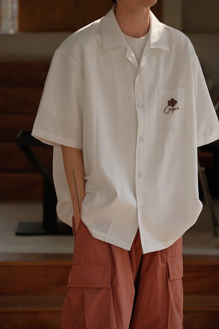 Embroidered Cuban Shirt