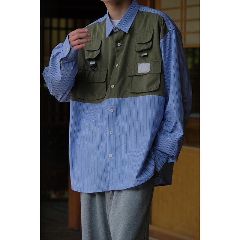 Unisex Multi-Pocket Shirt