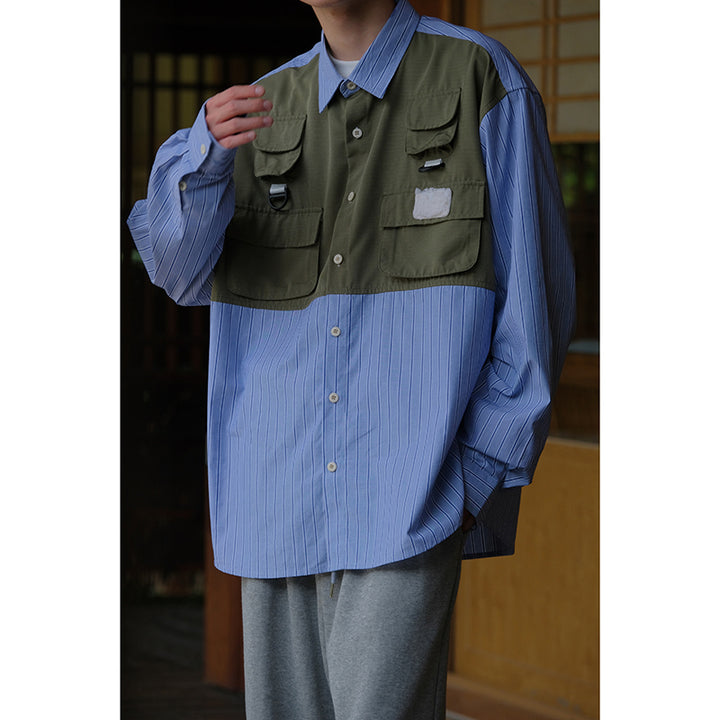 Unisex Multi-Pocket Shirt