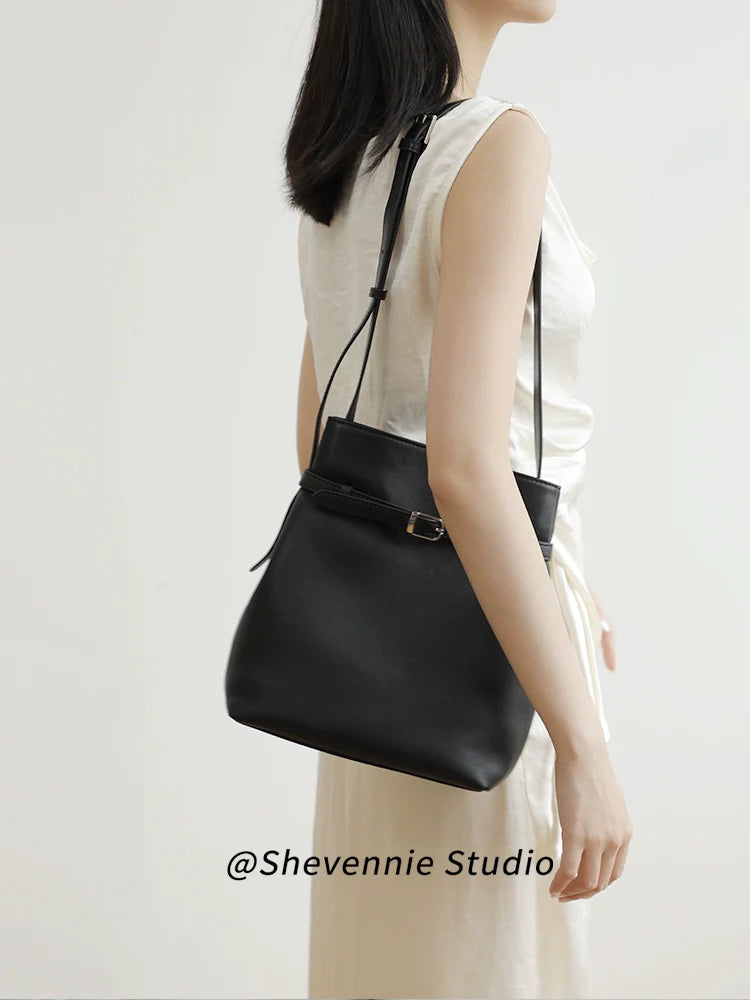 Shevennie Leather Tote