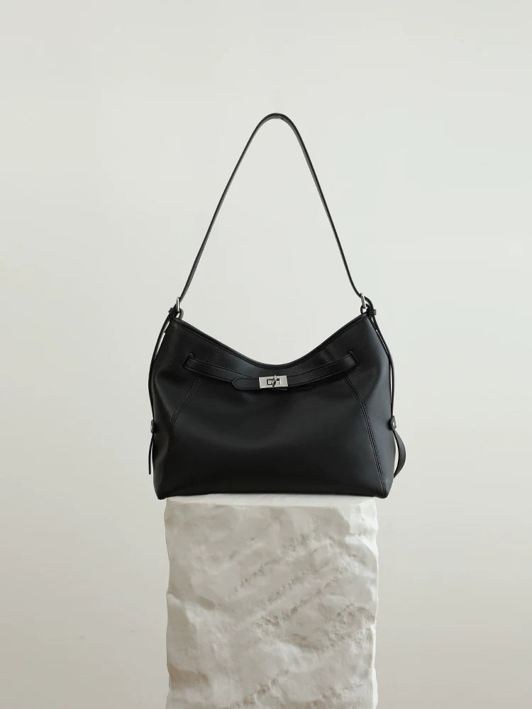 Platinum Leather Tote