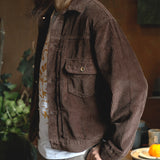 Vintage Corduroy Long-sleeved Jacket