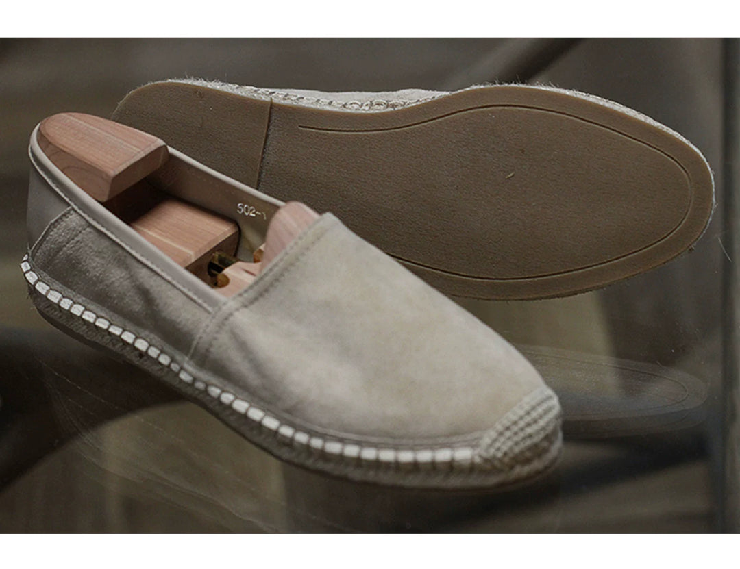 Yizhi Suede Fisherman Loafers