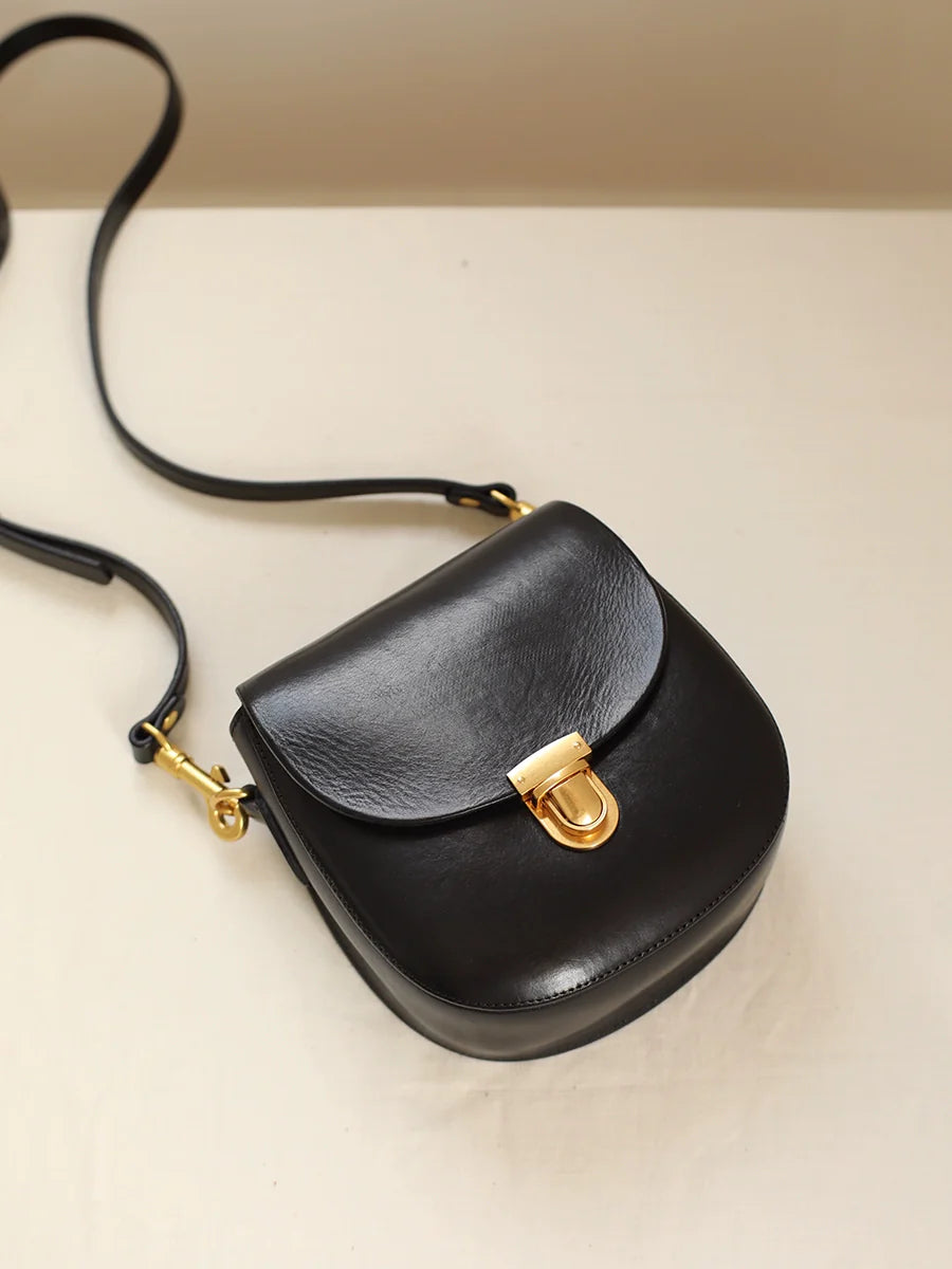 Saddle Leather Shoulder Bag