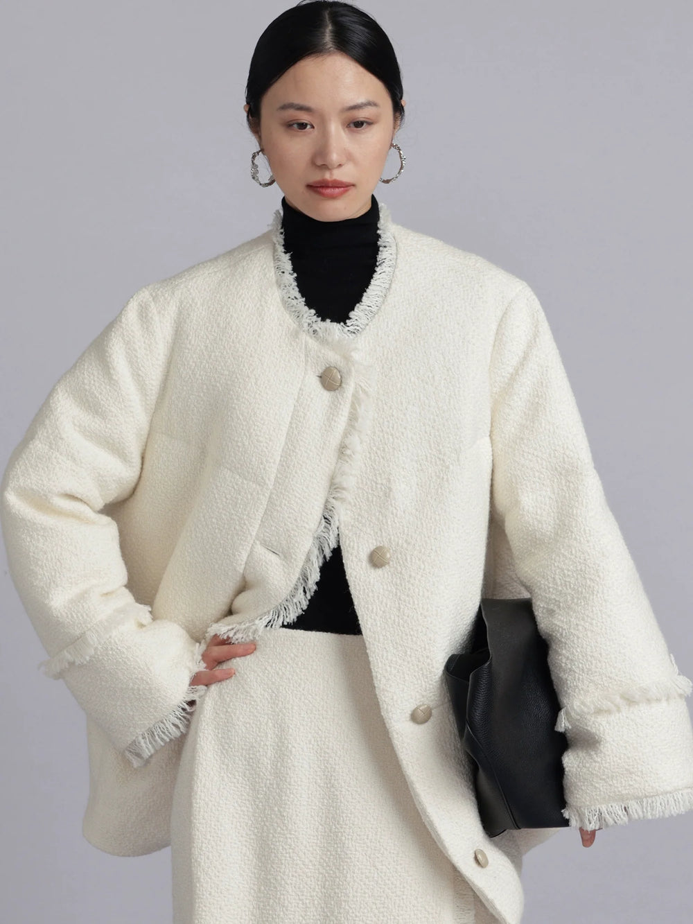 Chanel Velvet Removable Collar Jacket