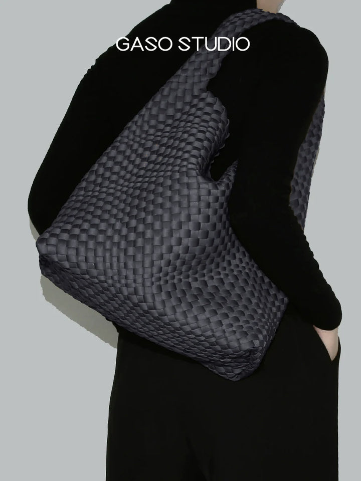 Hand-Woven Nylon Tote