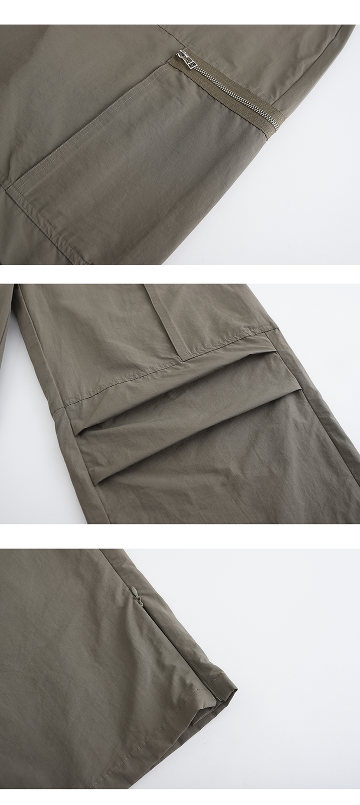 Nylon Cargo Trousers