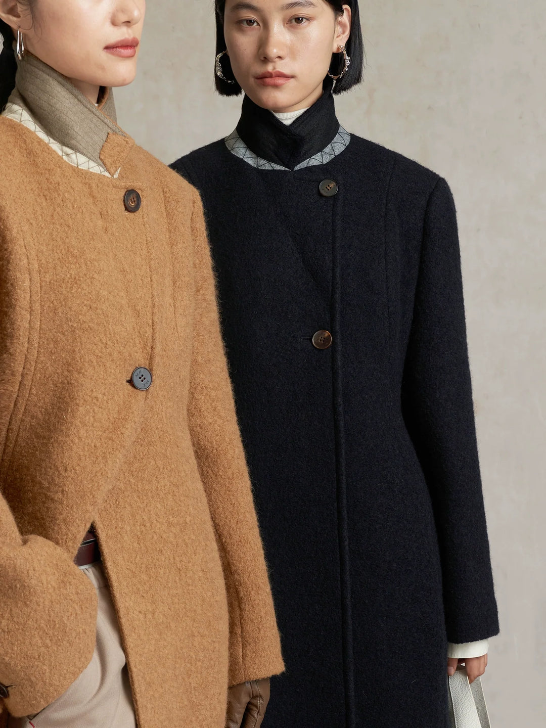 Wool A-line Coat