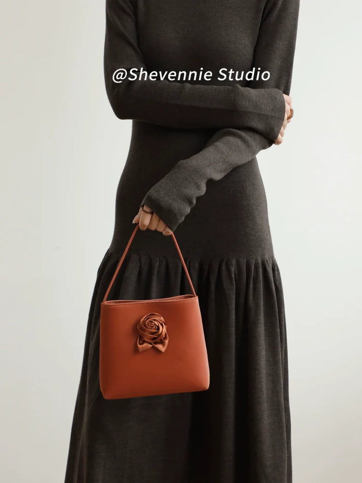 Silk Cowhide Mini Tote