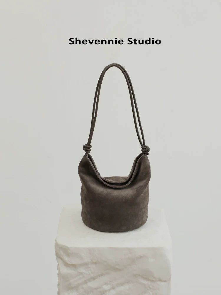 Mercer Suede Bucket Bag