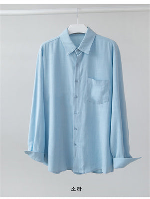 Linen Sunscreen Shirt