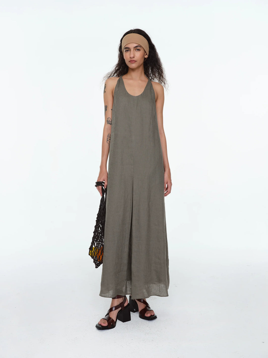 Linen Halter Dress