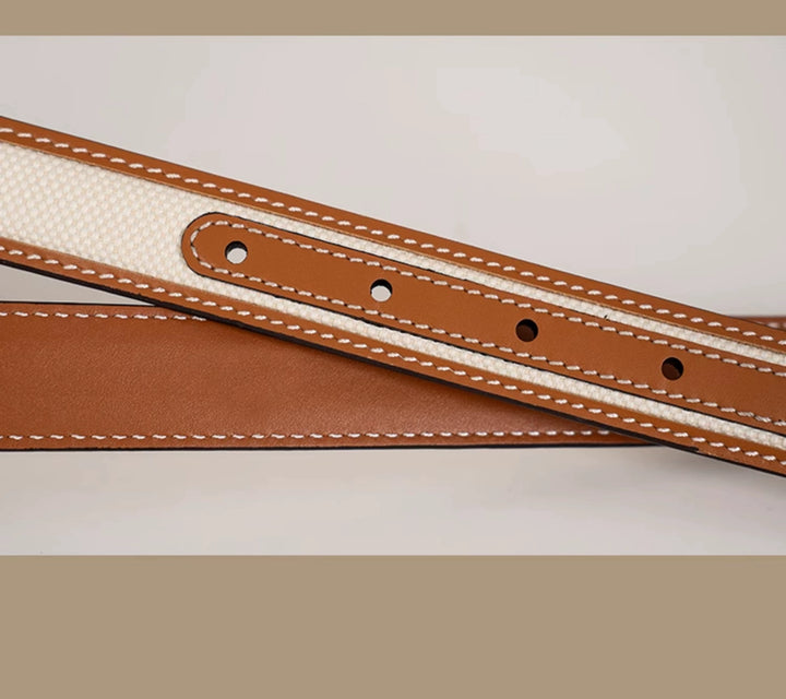 Leather Pin Buckle Belt