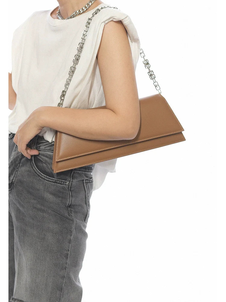 Eclipse Leather Shoulder Bag