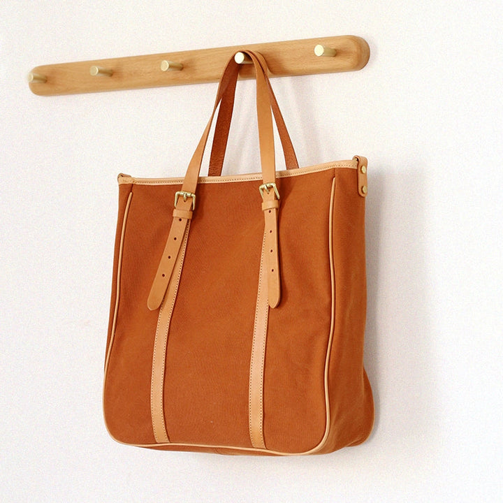 Canvas Leather Tote