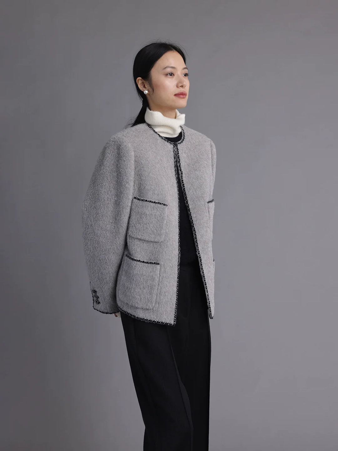 Alpaca Boxy Jacket