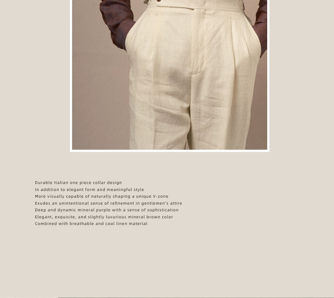 High-Twist Wool Vintage Trousers