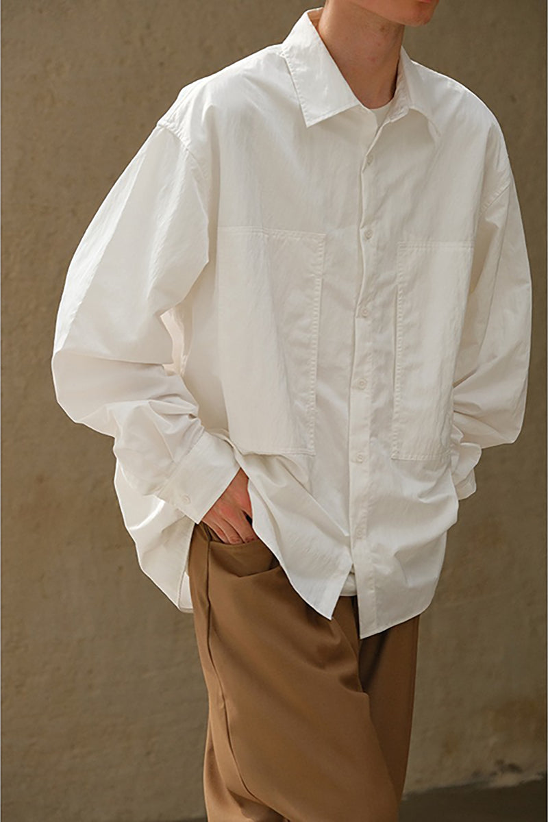 Wrinkle-Resistant White Shirt