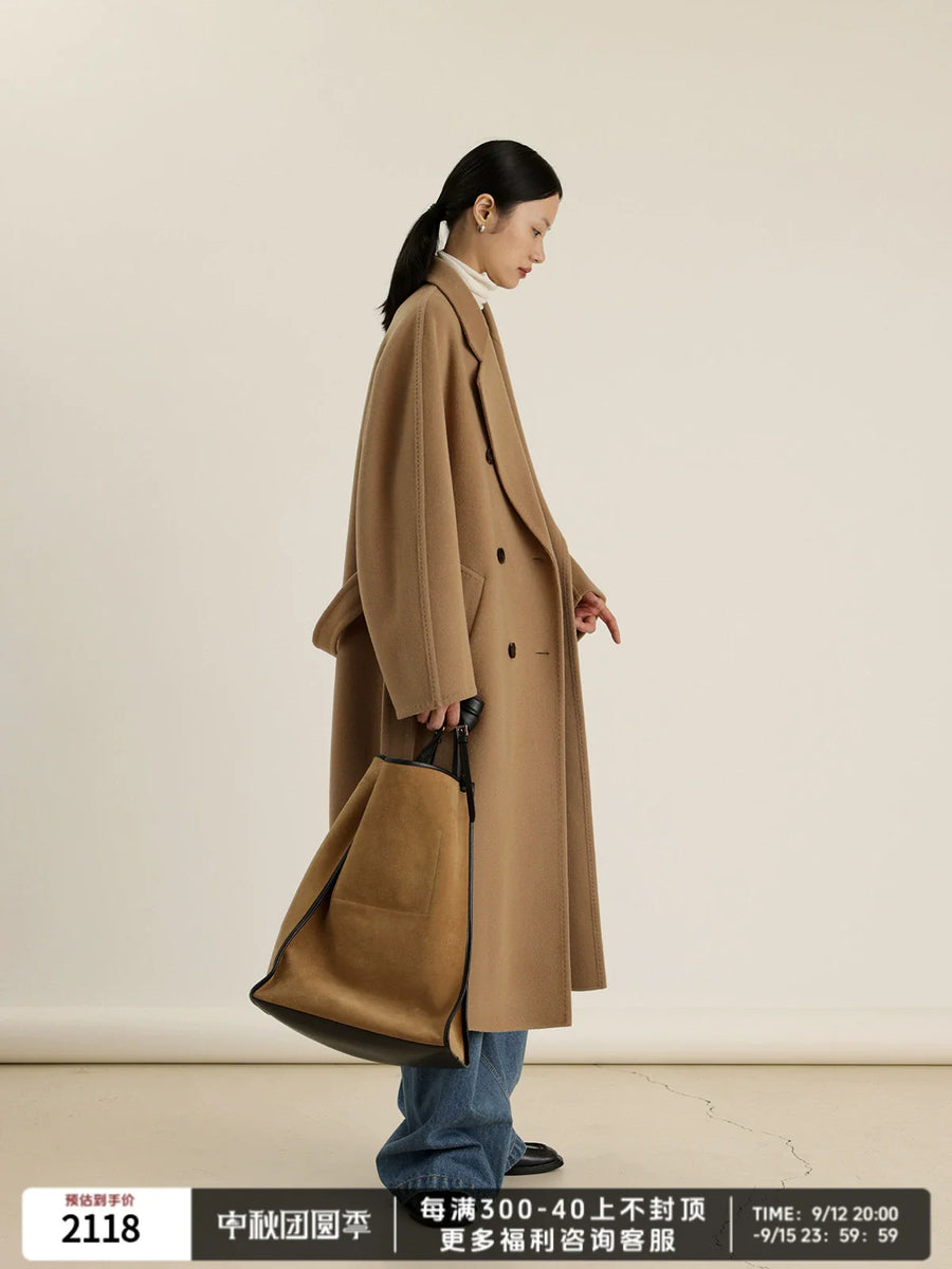 Double-faced Wool Cashmere Coat