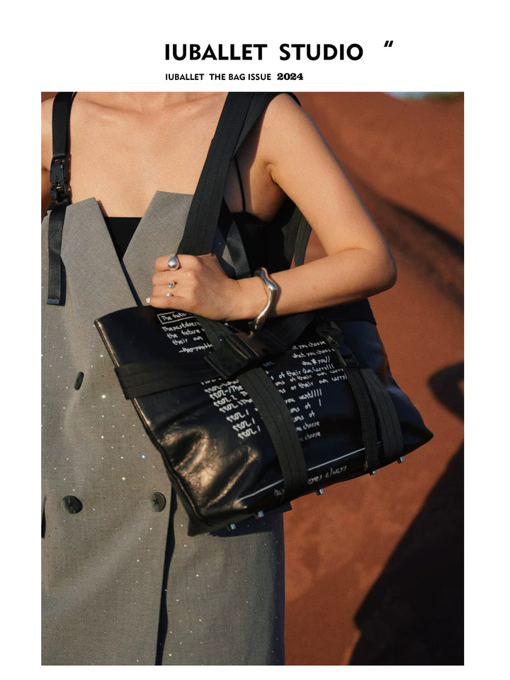 Matte Leather Tote