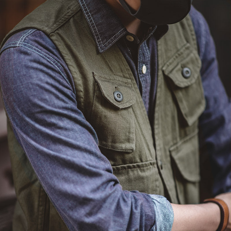 Khaki Paratrooper Vest