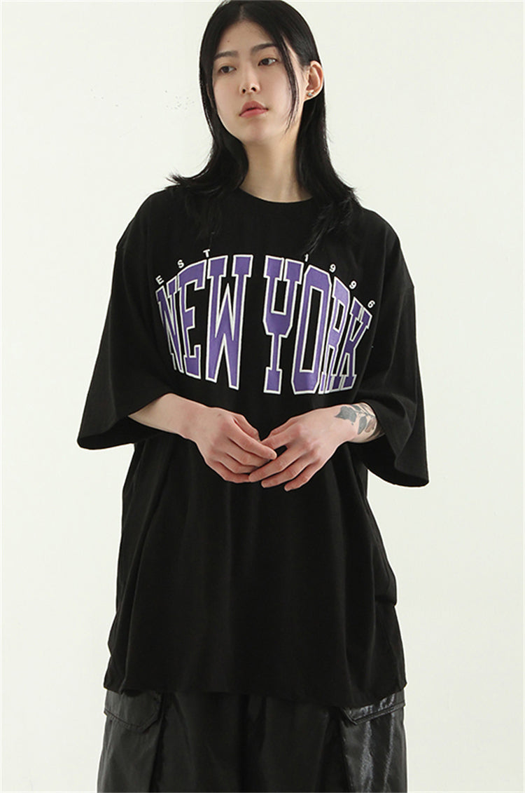 NYC Cotton Oversized Tee