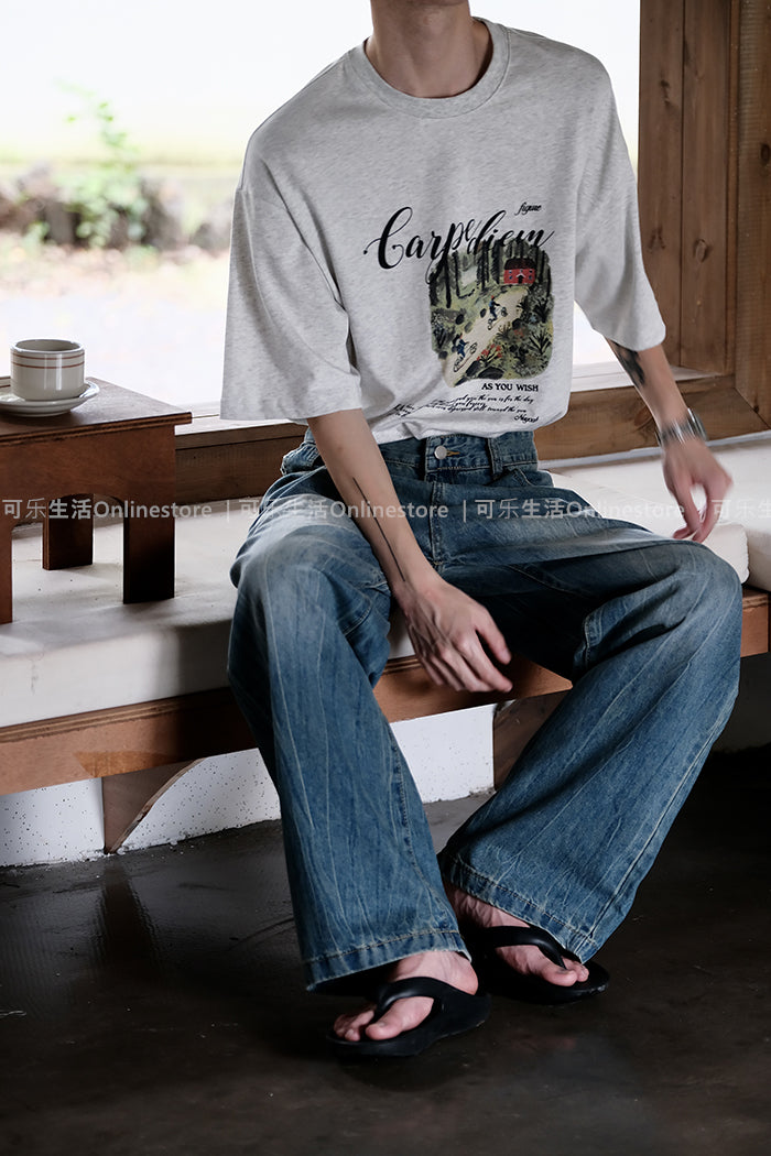 Landscape Print T-Shirt