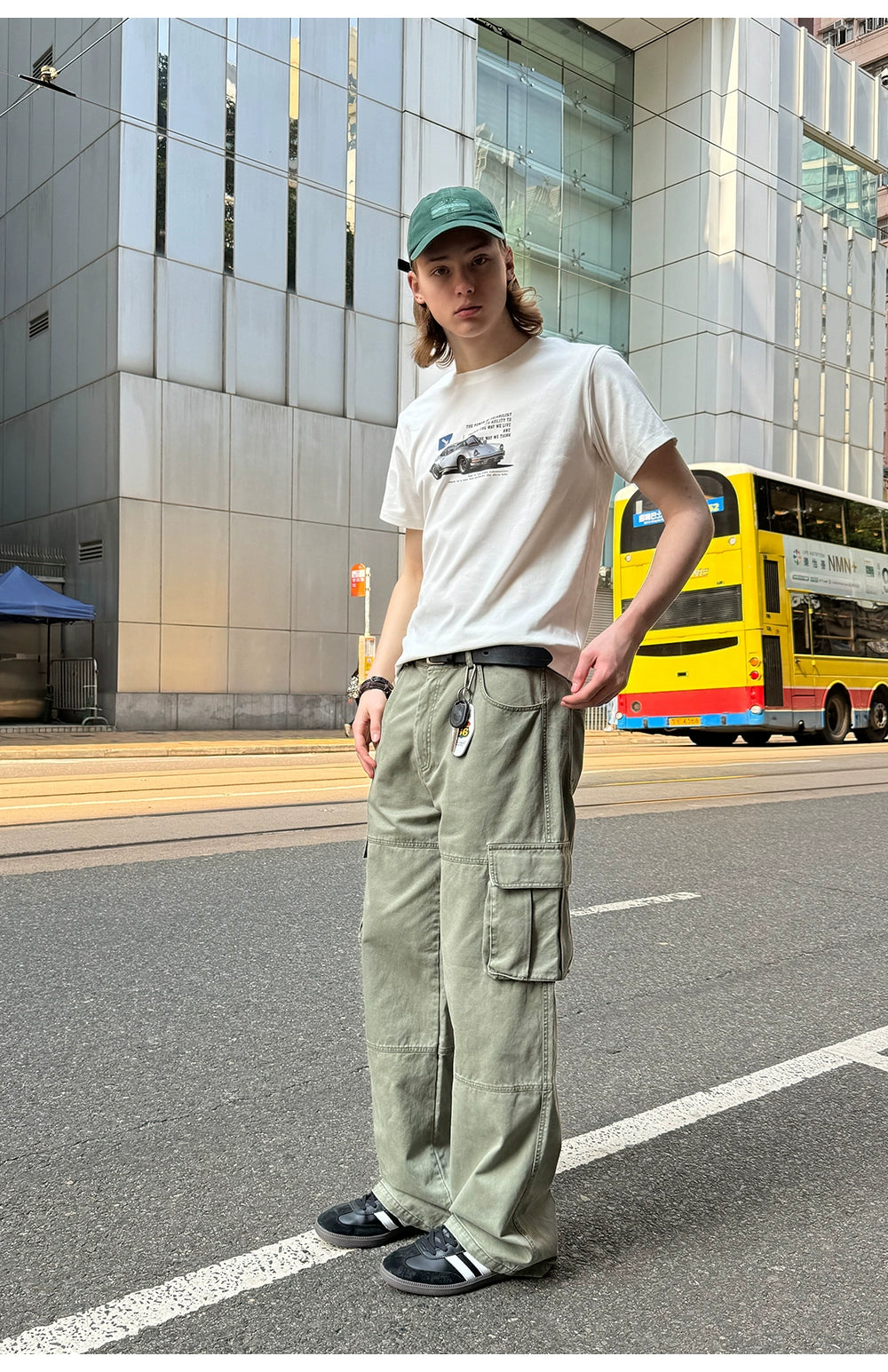 Panelled Cargo Trousers