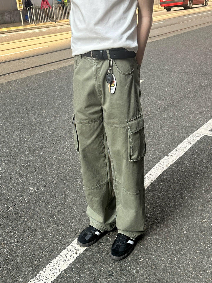 Panelled Cargo Trousers