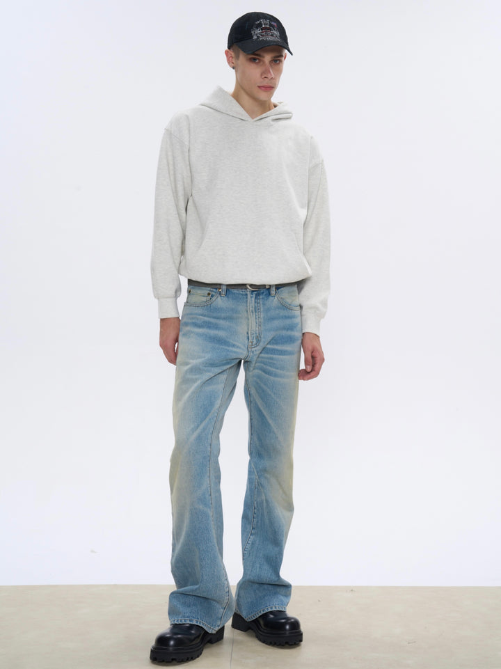 Faded Blue Bootcut Jeans