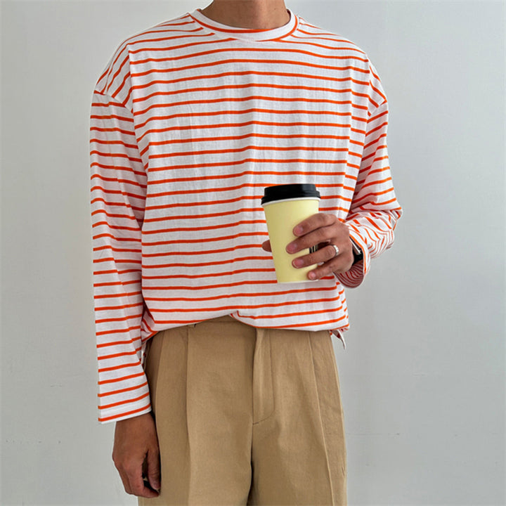 Striped Sunscreen Tee