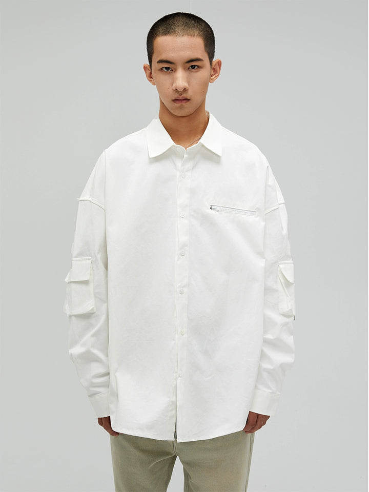 Classic White Shirt Jacket