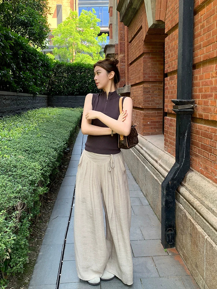 Summer Wide-Leg Pants