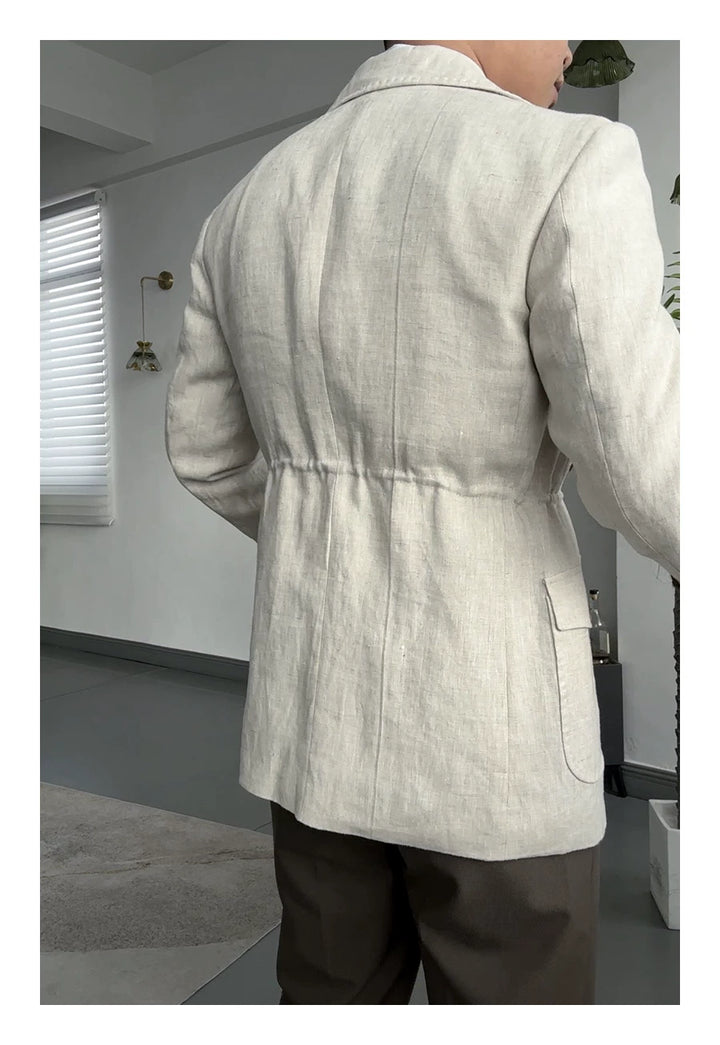 Linen Safari Jacket