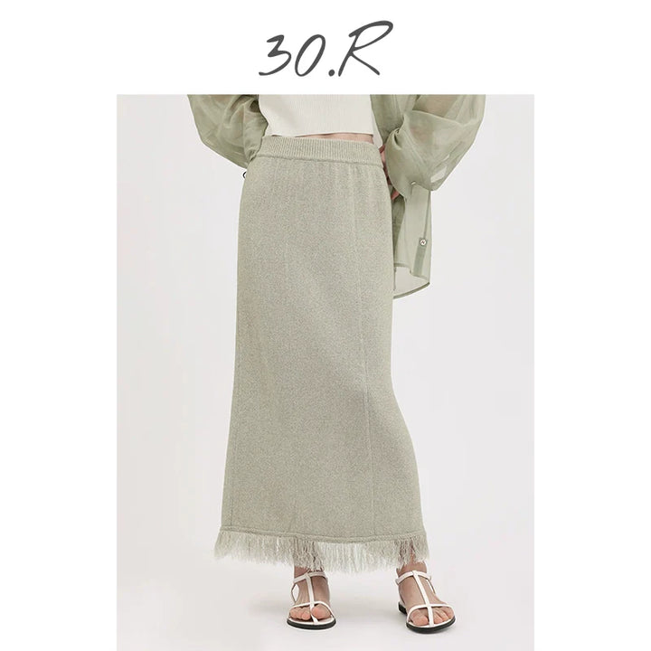 Sea Breeze Tassel Skirt