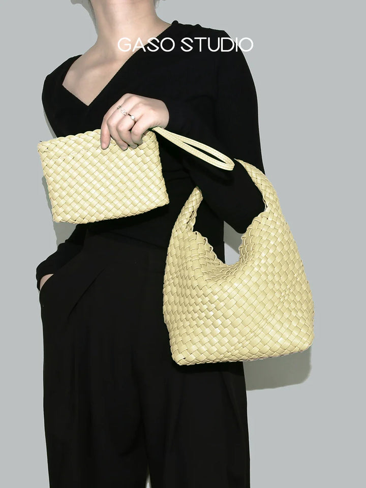 Woven Bucket Bag