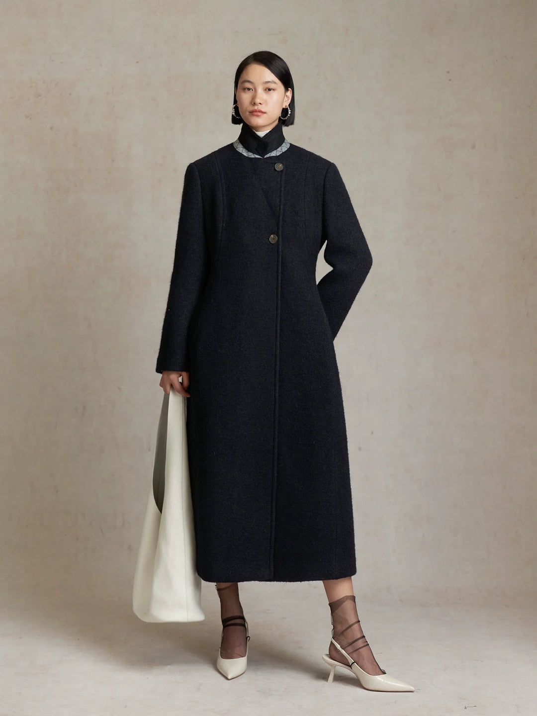 Wool A-line Coat